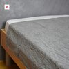 Frotir prekrivač "Školjka" sivi