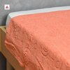 Frotir prekrivač "Školjka"  koral narandžasta