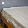 Frotir prekrivač "Školjka" bela kafa