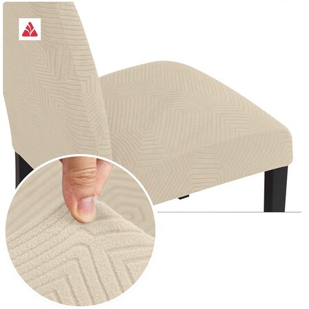 Rastegljiva navlaka za stolicu v2 krem
