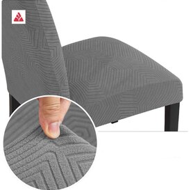 Rastegljiva navlaka za stolicu v2 svetlo siva